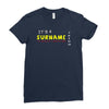 it's a surname thing Ladies Fitted T-Shirt