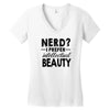 nerd.. Women's V-Neck T-Shirt