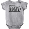 powered by adhd Baby Onesie