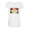 Summer Maternity Scoop Neck T-shirt