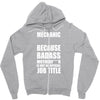 badass mechanic Zipper Hoodie