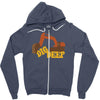 dig deep gold rush Zipper Hoodie