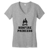 Bonfire Princess Women's V-Neck T-Shirt