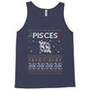 pisces christmas ugly sweater Tank Top