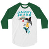 Daddy Shark -Shark Do Do Do 3/4 Sleeve Shirt