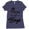 mom of boys Ladies Fitted T-Shirt