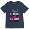 Reading Yoga Wine Balance V-Neck Tee
