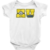 minion university Baby Onesie