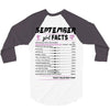 September Girl Facts Virgo 3/4 Sleeve Shirt