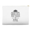 queens are born in april (2) Accessory Pouches