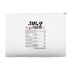 July Girl Facts Leo Accessory Pouches