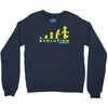 evolution of lego man Crewneck Sweatshirt
