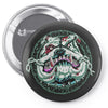 angry bulldog Pin-back button