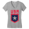 land of the free Women's V-Neck T-Shirt