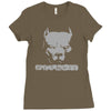 pitbull american pit bull spiked dog collar Ladies Fitted T-Shirt