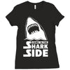 Come To The Shark Side Ladies Fitted T-Shirt