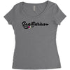 sagittarius violet Women's Triblend Scoop T-shirt
