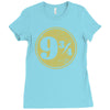 nine and three quarters Ladies Fitted T-Shirt