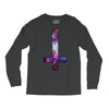 inverted galaxy cross funny  religion banter space fashion new Long Sleeve Shirts