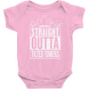 straight outta tilted towers Baby Bodysuit