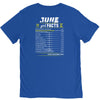 June Girl Facts Gemini V-Neck Tee