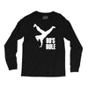 80's rule break dancer Long Sleeve Shirts