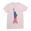 4th of july Ladies Fitted T-Shirt