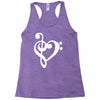 musik notes Racerback Tank