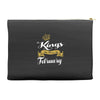 kings are born in february Accessory Pouches