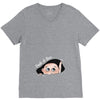 Peek a Boo V-Neck Tee