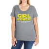 Girl Power May The Empowerment With You Ladies Curvy T-Shirt