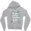 we lose ourselves in books Zipper Hoodie