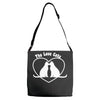 valentine's day love cats Adjustable Strap Totes