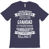 Super Cool Grandad Of A Freaking Awesome Granddaughter T-Shirt