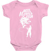 reel moms fish Baby Bodysuit