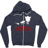 dart evolution stranger dustin tv show Zipper Hoodie