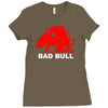 bad bull (2) Ladies Fitted T-Shirt