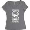 introverts Unite Separately in Your Own Homes Women's Triblend Scoop T-shirt