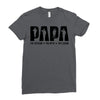 papa Ladies Fitted T-Shirt