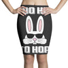 too hip to hop bunny easter Pencil Skirts