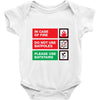 bat safety Baby Onesie
