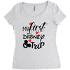 My 1st Disney Trip Women's Triblend Scoop T-shirt