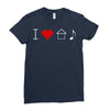 i love house music Ladies Fitted T-Shirt