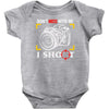 don't mess with me i shoot Baby Onesie