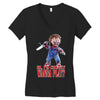 chucky funny quote ideal birthday present gift Women's V-Neck T-Shirt