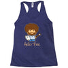 hello tree Racerback Tank