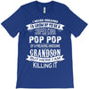 Super Cool Pop Pop Of A Freaking Awesome Grandson T-Shirt