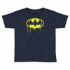 batman dying bleeding logo Toddler T-shirt