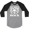 biker t shirt cafe racers ton up boys rockers greasers rock &amp; roll 3/4 Sleeve Shirt