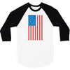 american flag 3/4 Sleeve Shirt